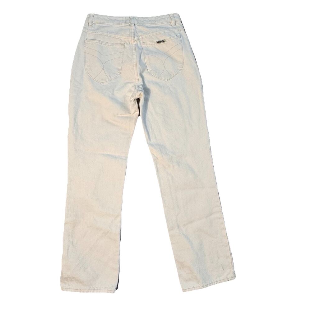 Rolla's Original Ivory High Rise Straight Denim Jeans 26 Womens Revolve Capsule
